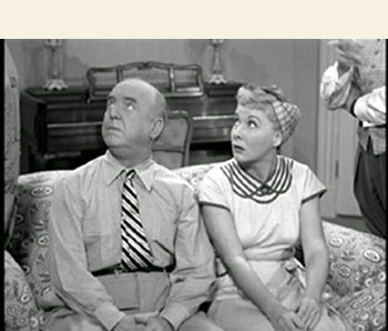Vivian Vance and William Frawley as Fred and Ethyl Mertz
