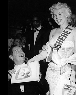 Marilyn Monroe with Milton Berle